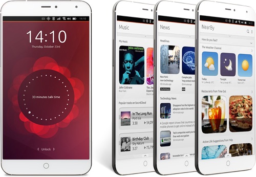 meizu ubuntu mx4 phone