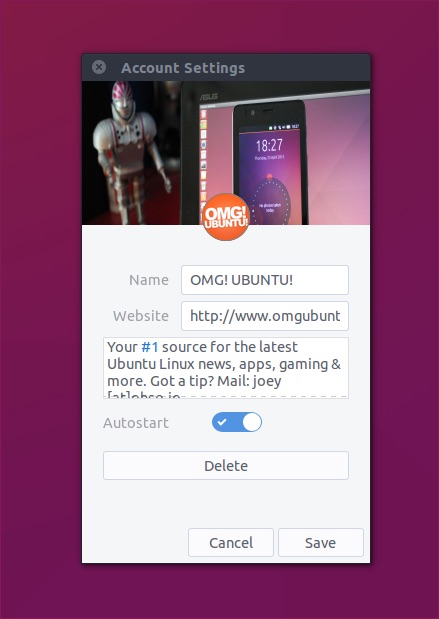 corebird - user profile