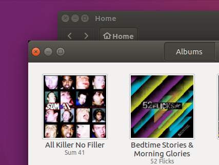 black triangles on gnome apps in ubuntu