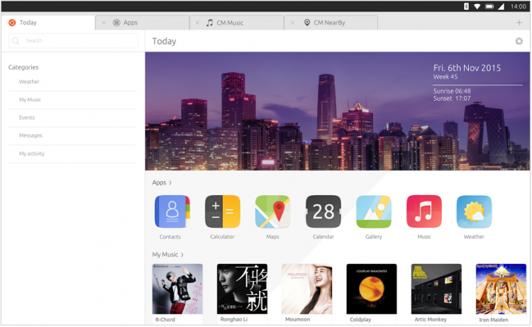 Scope redesign mockup