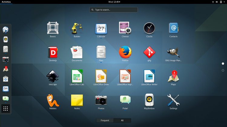 GNOME 3.20 is included