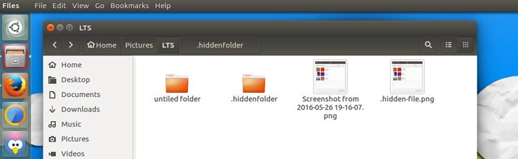 view hidden files in nautilus