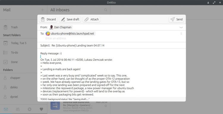 The desktop composer