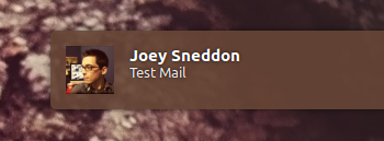 wmail notification on ubuntu