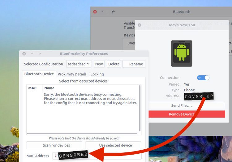 find-mac-address-bluetooth-gnome