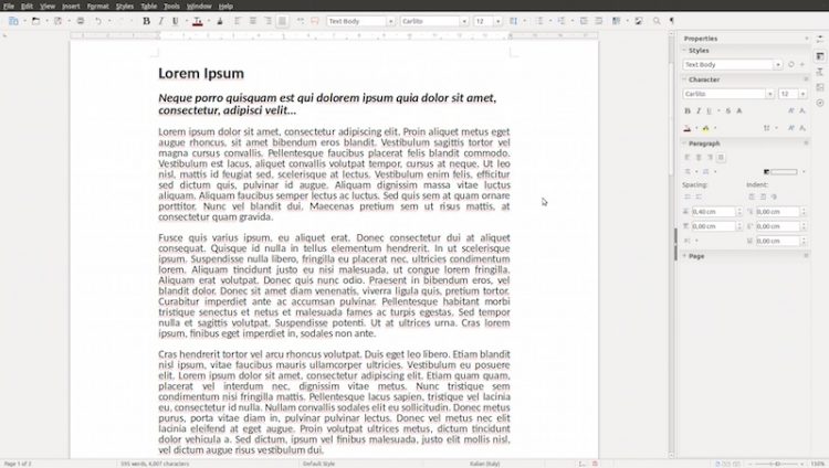 libreoffice 5 2 single toolbar writer
