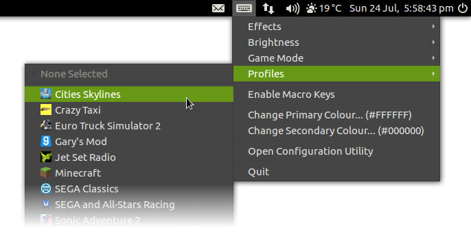 polychromatic indicator applet