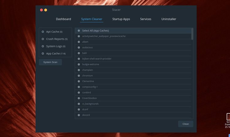 4 stacer system cleaner
