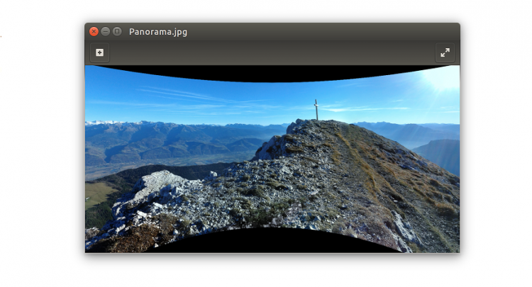 google panorama image viewer ubuntu