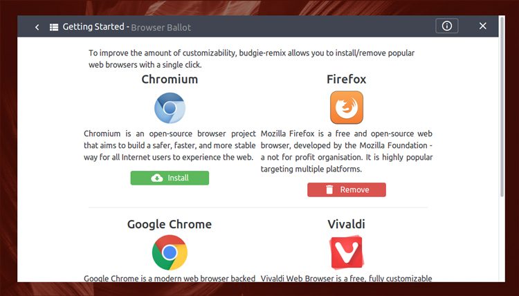 budgie browser ballot screenshot