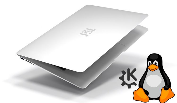 de slimbbook with penguin logo