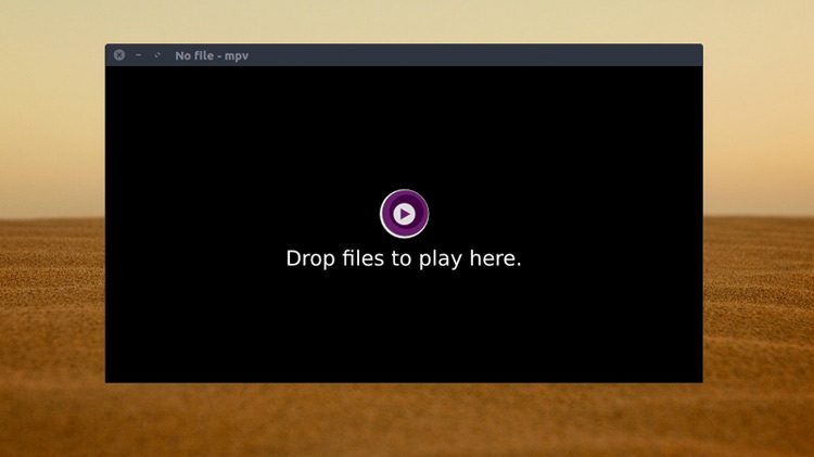 mpv player no video