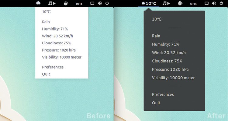 gnome shell indicator applets