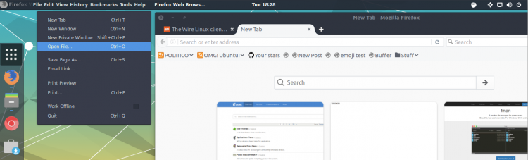 GNOME Global Menu 2