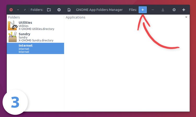 Step 3: Click to add applications