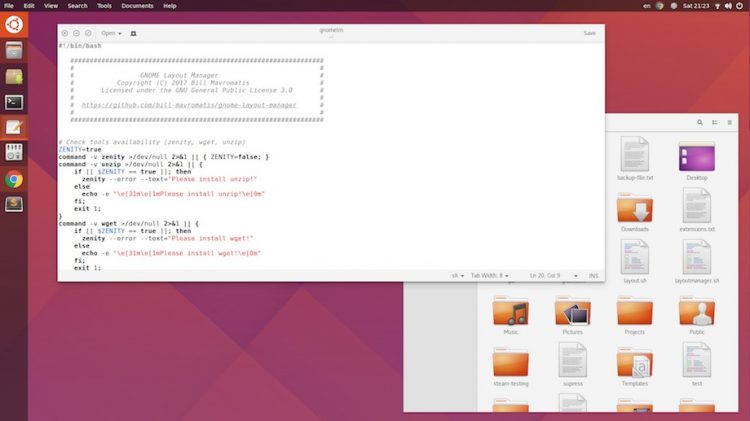 GNOME Shell Unity Look