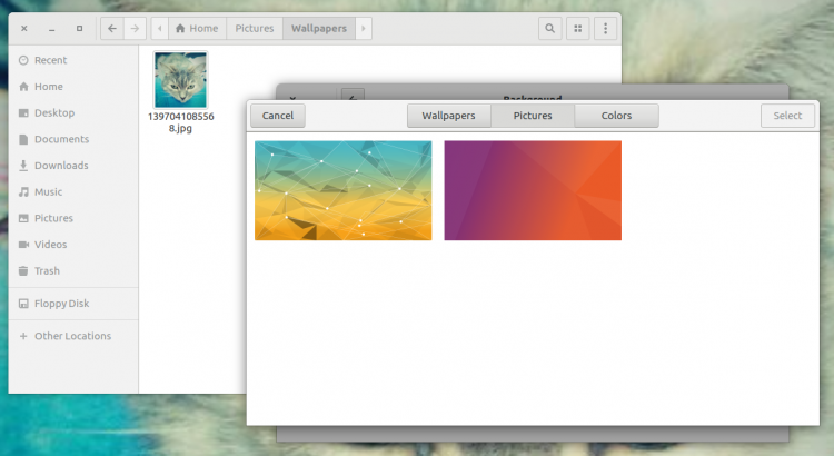 GNOME wallpaper inconsistency 