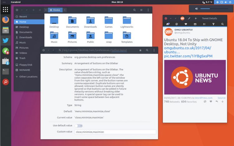 make gnome shell look feel like unity