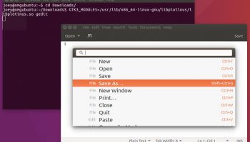 plotinus is a command palette app for GTK