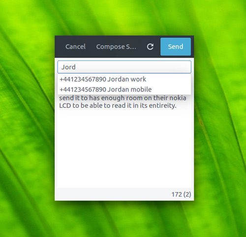 kde connect autocomplete