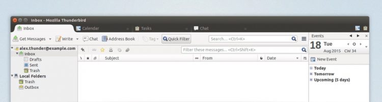 thunderbird on ubuntu