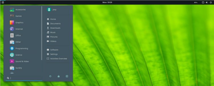 arc menu gnome extension