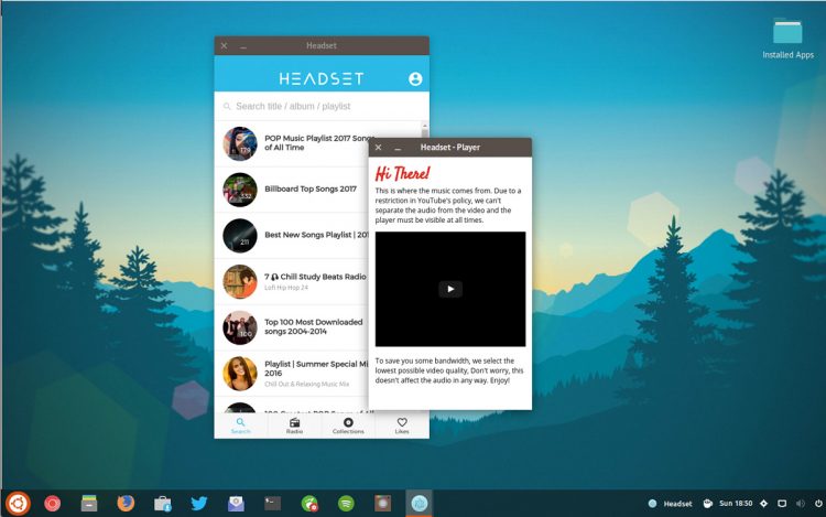 headset youtube music player