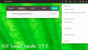 Indicator KDE Connect 0.9.0