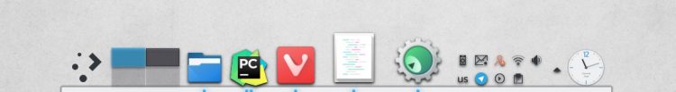 screenshot of latte dock