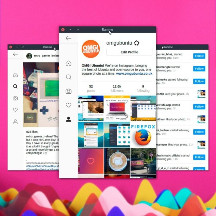 ramme instagram app