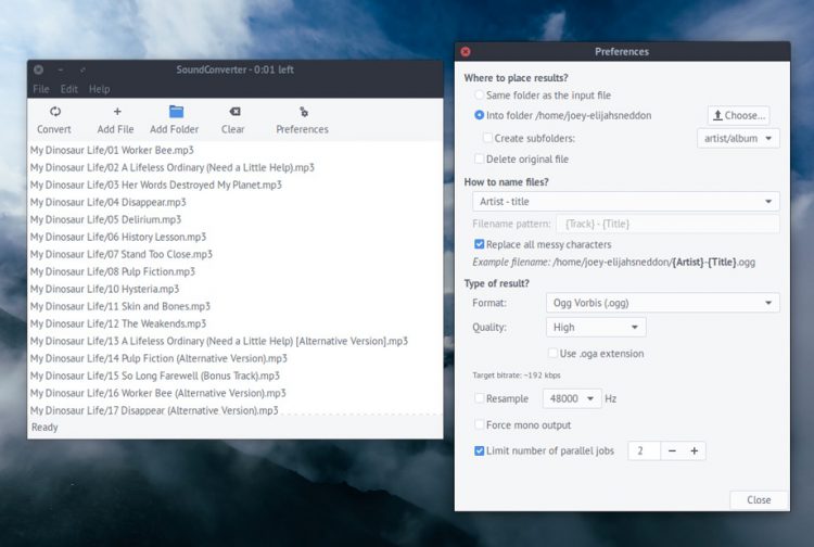sound converter for ubuntu