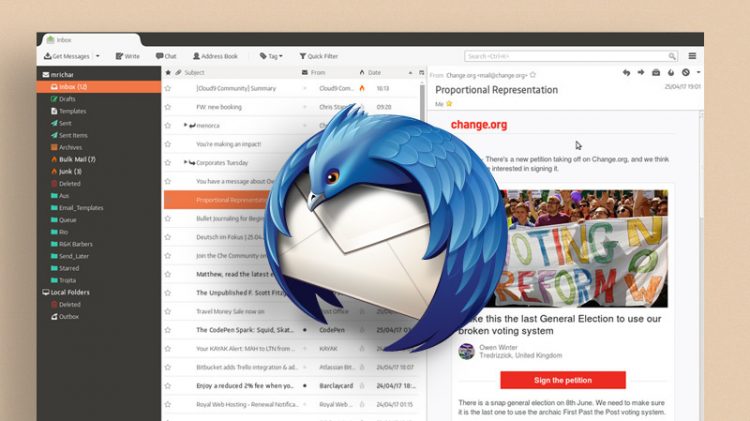 thunderbird monterail theme