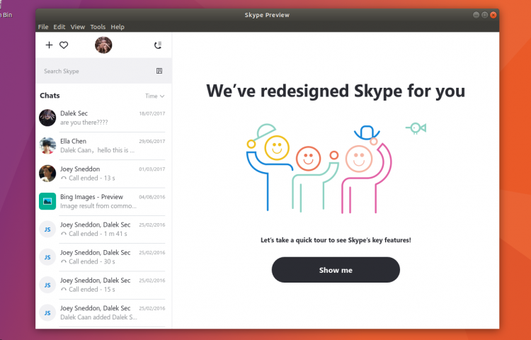skype redesign