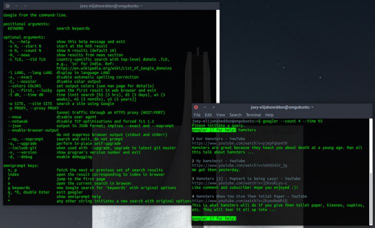 googler commands