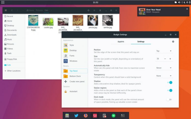budgie desktop on ubuntu 17.04