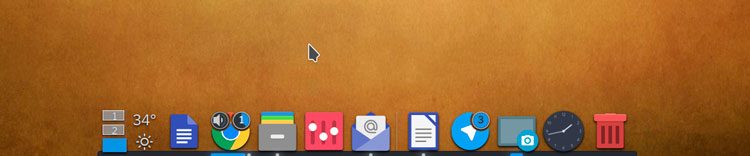 latte dock v0.7 with libunity support