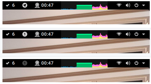 replaced telegram tray icon