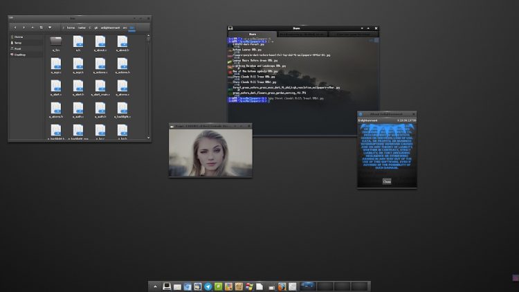 enlightenment E22 desktop