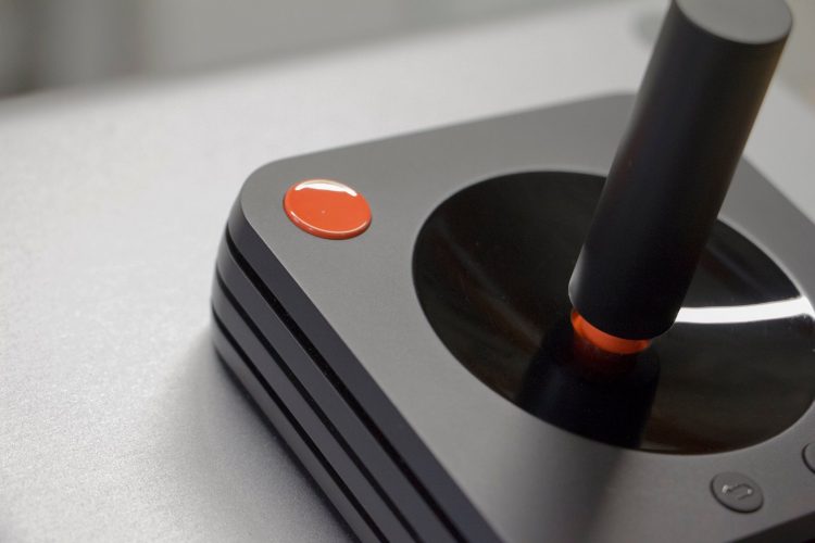 the new atari joystick for the ataribox