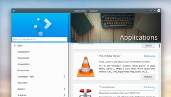 kde discover software center