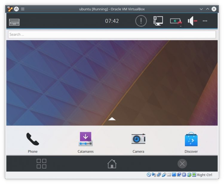 plasma mobile download running in virtualbox