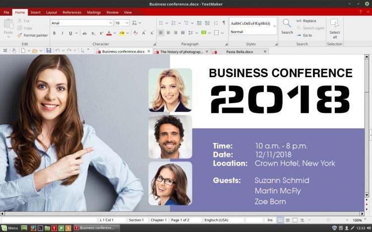textmaker softmaker 2018 on linux mint