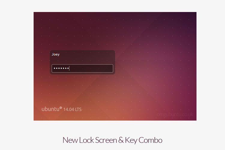 New Lock Screen and Key Combo