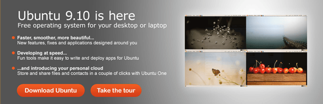 banner from the Ubuntu website.