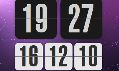 flip clock style screenlet