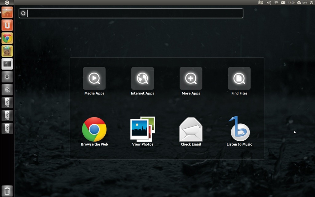 Unity desktop in 2010