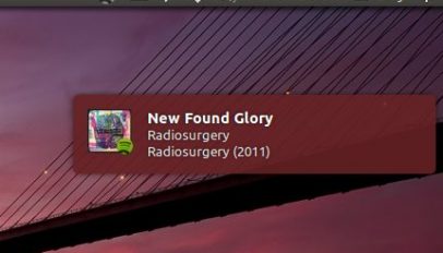 Spotify Notify-OSD
