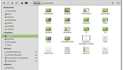 Linux Mint's new file manager Nemo