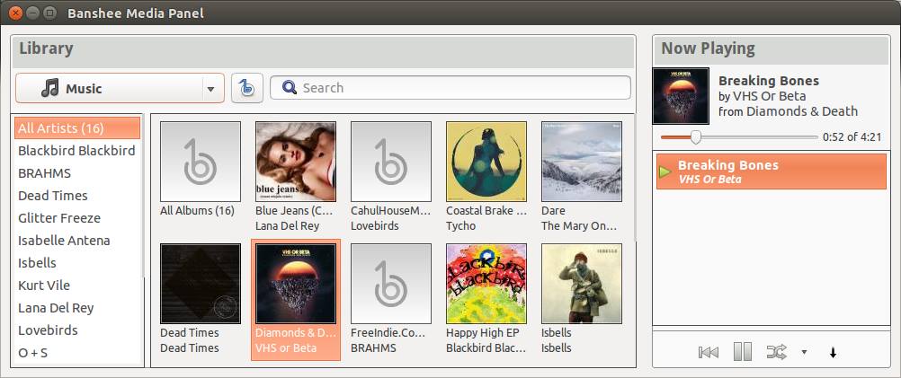banshee music player linux extra equalizer options