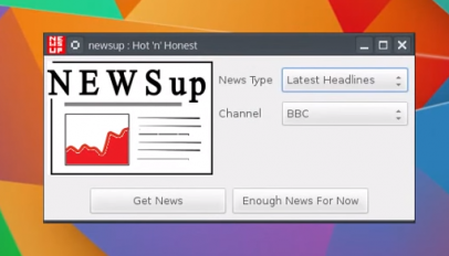 newsup app window